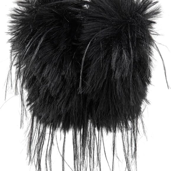 Winter Foldable Ear Muffs #Black #White main image 7